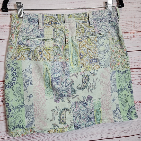 Anthro Pilcro patchwork denim skirt - Picture 12 of 15